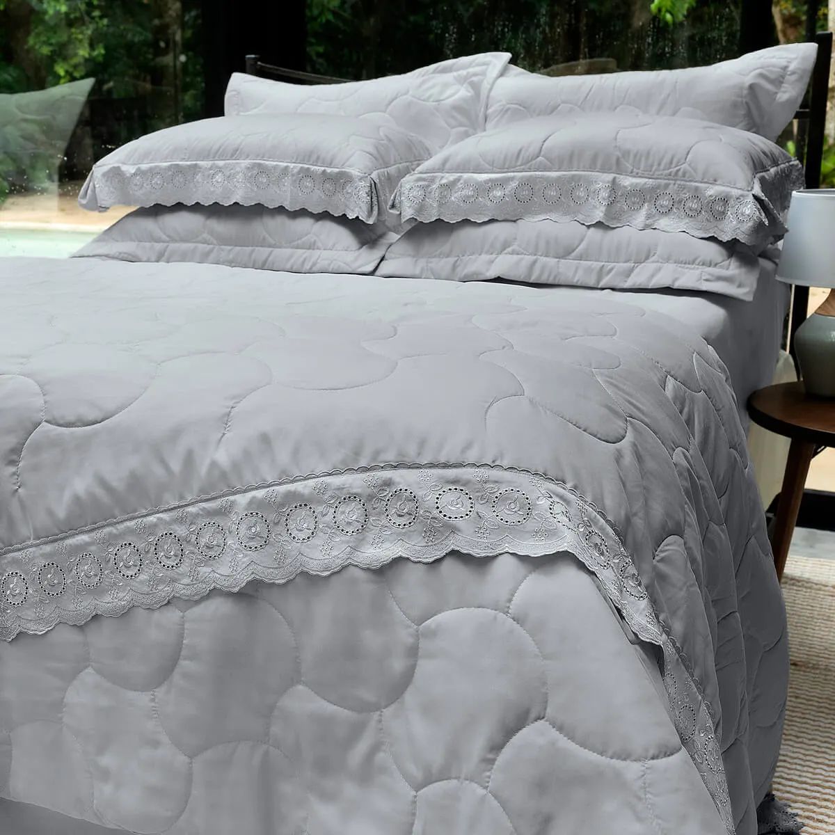 Kit Cobre Leito Buettner Sonata com Renda - Image 5