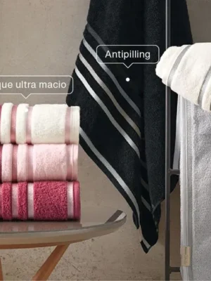 Toalha Banho Karsten Lumina Fio Penteado