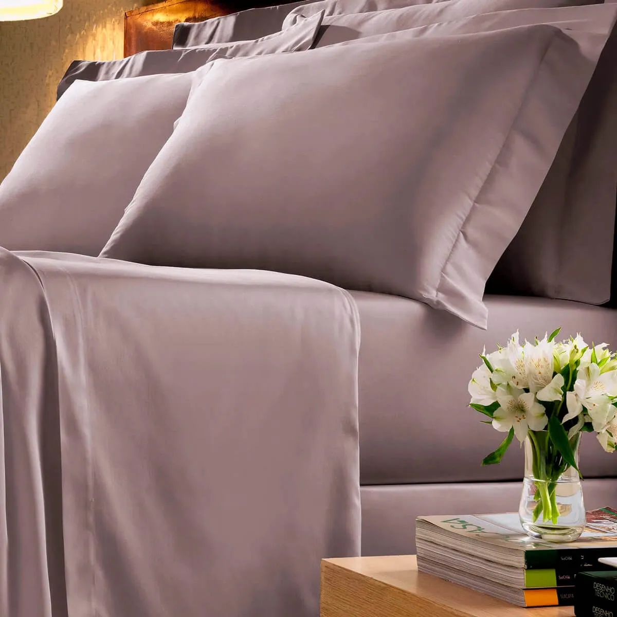 Jogo De Cama 300 Fios Buettner Platine - Image 8