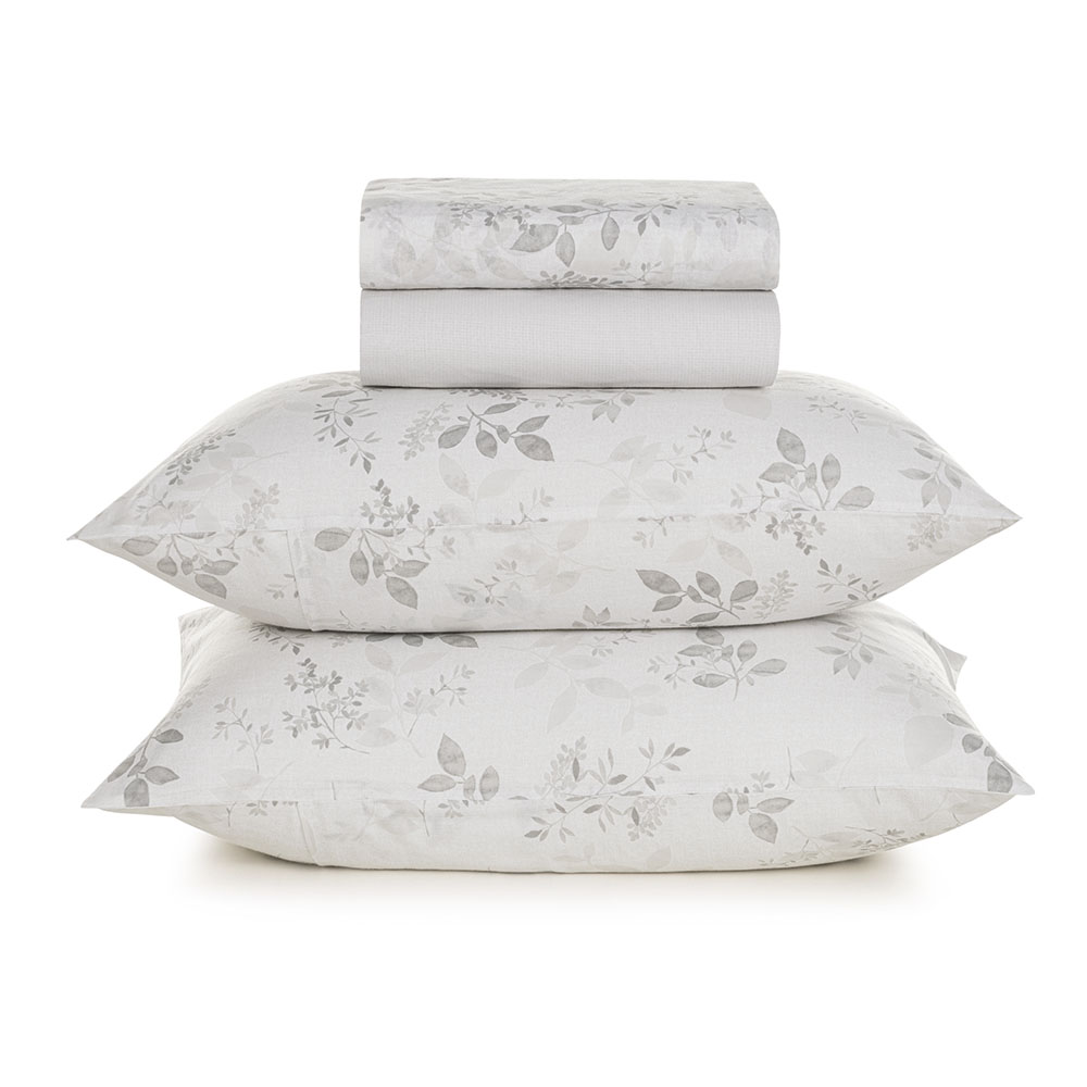 Jogo de Cama Karsten 160 Fios Percal Acácia - Image 2