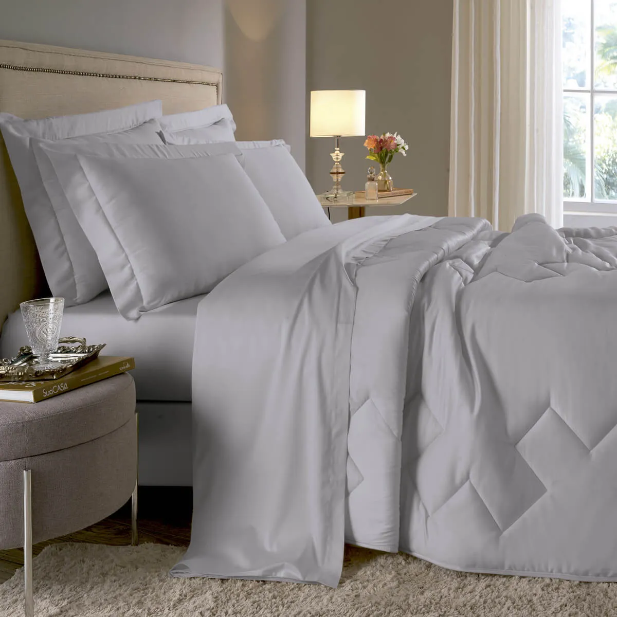 Edredom 300 Fios Platine Buettner 100% Algodão