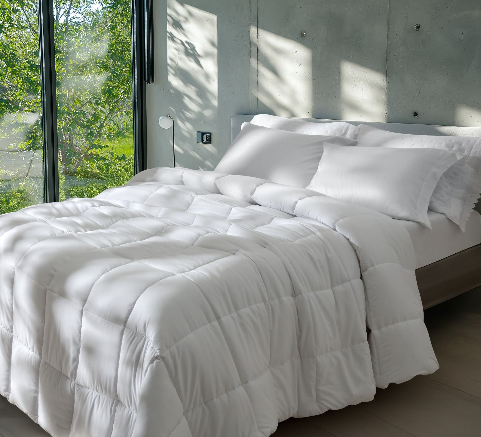 Edredom Adomes Aconchego King Branco